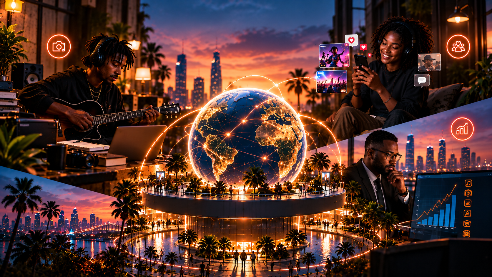 Global creative community connected through Dream Planet
